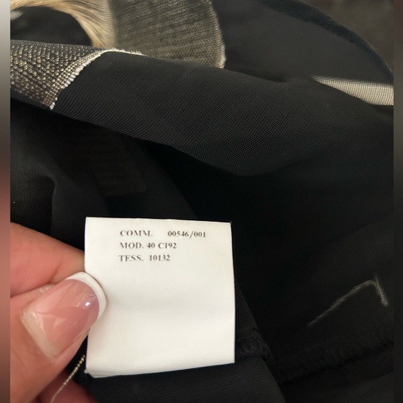 Rare Mens Costume National Homme Sheer Black Shirt Size 48 Made in Italy - Picture 15 of 15